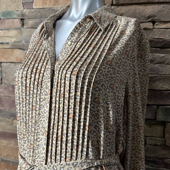 Nanette Laporte Fit & Flare Dress in Animal Print Sz 14 - Picture 4 of 10